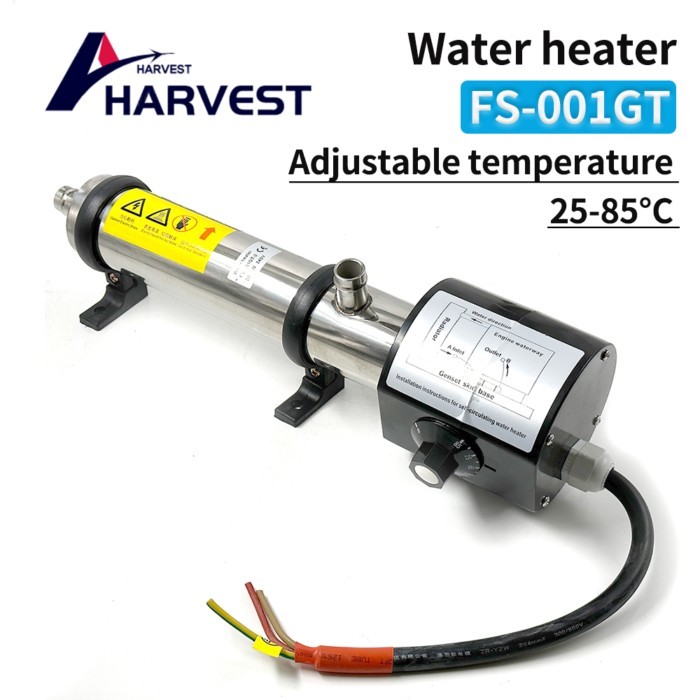 Adjustable Diesel Generator Coolant Preheater 2KW 3KW 4KW Stainless Steel Water Jacket Heater Engin