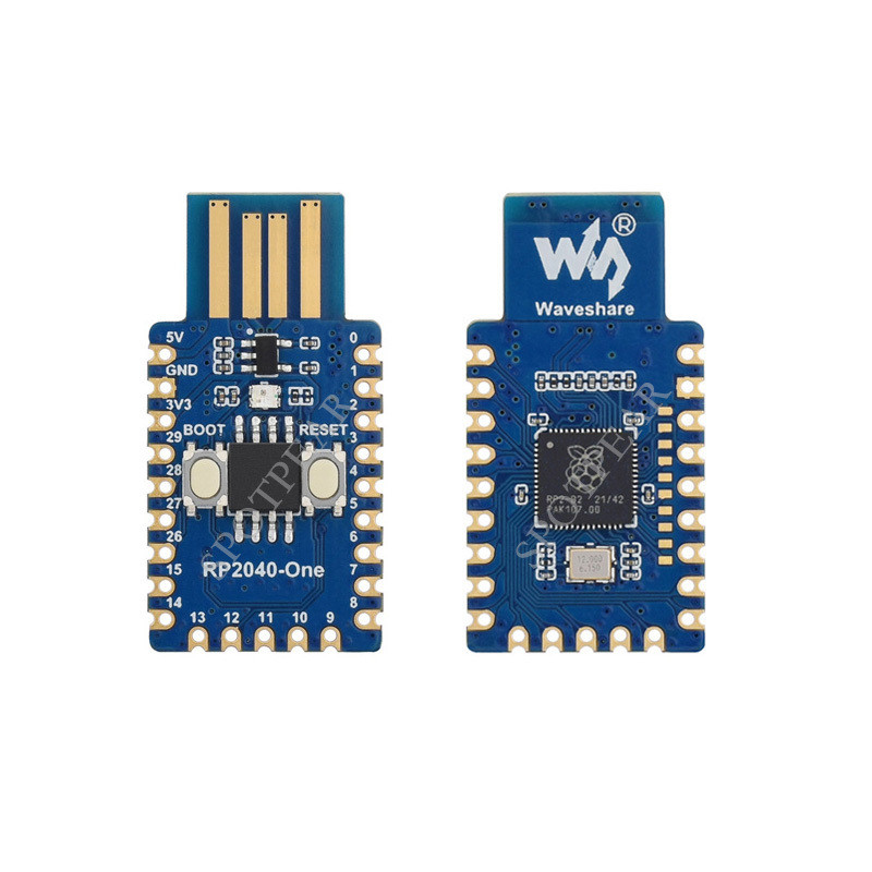 Raspberry Pi Pico RP2040-One พอร์ต USB Type-A 4MB Flash Plug And Play บอร์ดพัฒนา
