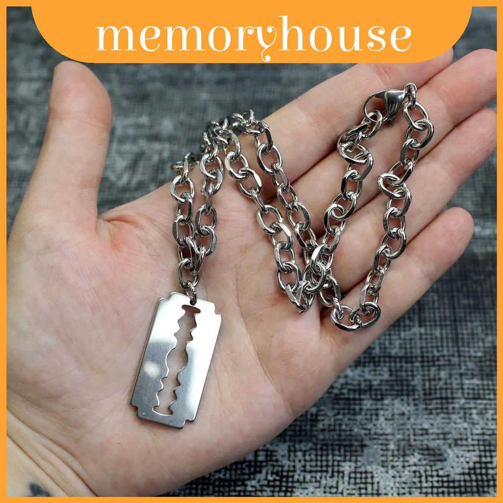 Jewelry Gothic Chain With Blade Motif For Women Fashion Accessories