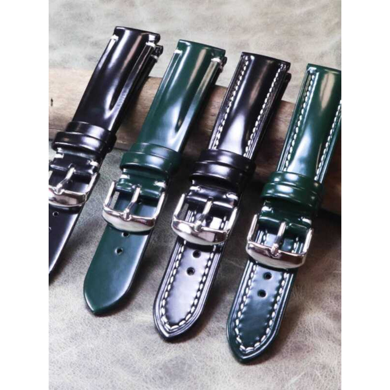 Comparable to Corridor Butt Leather Quick Release Handmade Patent Leather 18mm19mm20mm21mm22mm Cowhi