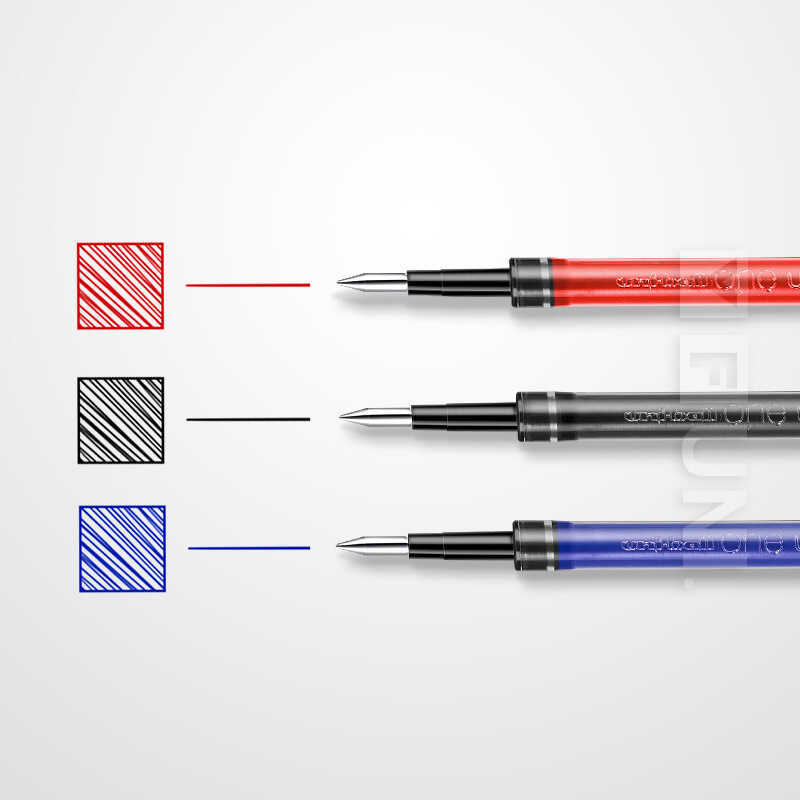 ญี่ปุ่น UNI UNI UMR-05S 38S รีฟิลปากกาเจลเติมปากกาสีดําสีน้ําเงินสีแดงปริมาณมากติดต่อฝ่ายบริการลูกค้