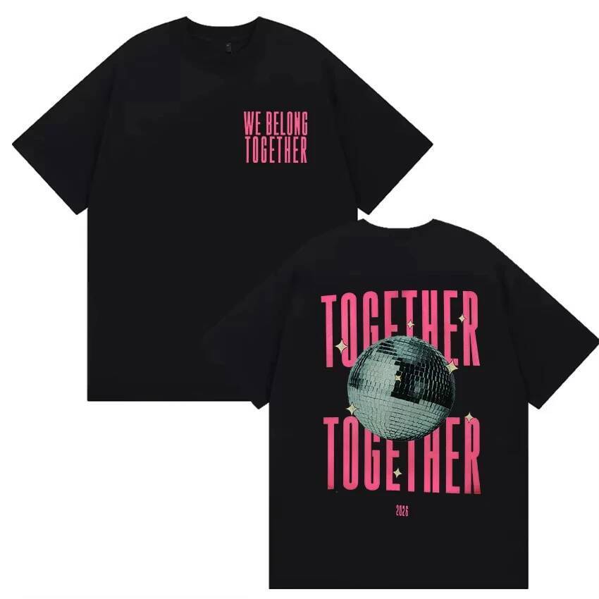 Harry Styles We Belong Together T เสื้อผู้ชายผู้หญิงคุณภาพสูง Vintage เสื้อยืดขนาดใหญ่ฤดูร้อน