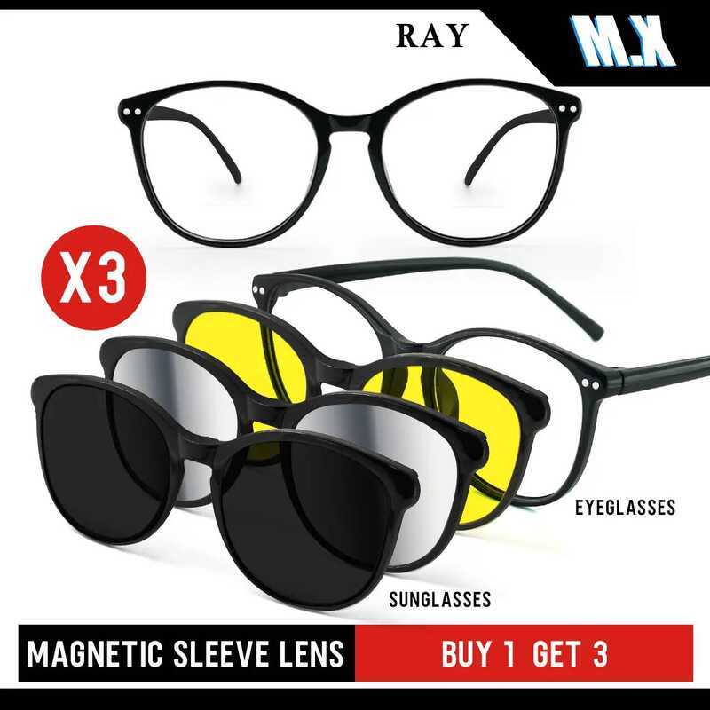 แว่นกันแดดแม่เหล็ก, MX Studio-Ray, แว่นตาแบบหนีบ, เลนส์แขนแม่เหล็ก, แว่นตาโพลาไรซ์, ป้องกันรังสียูวี