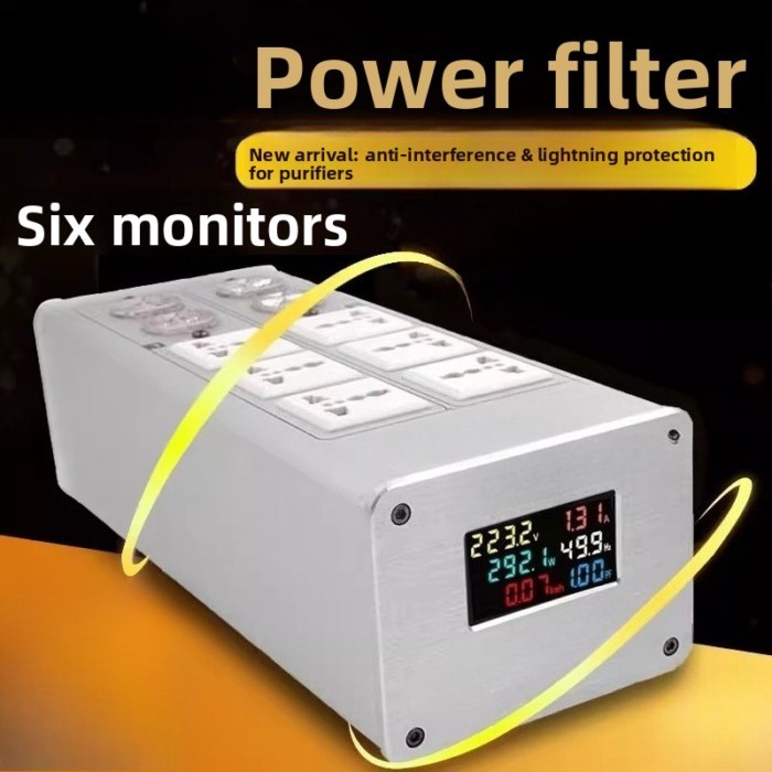 AC8.8 Audio Power Filter Purifier Surge Protection Power Strip Socket