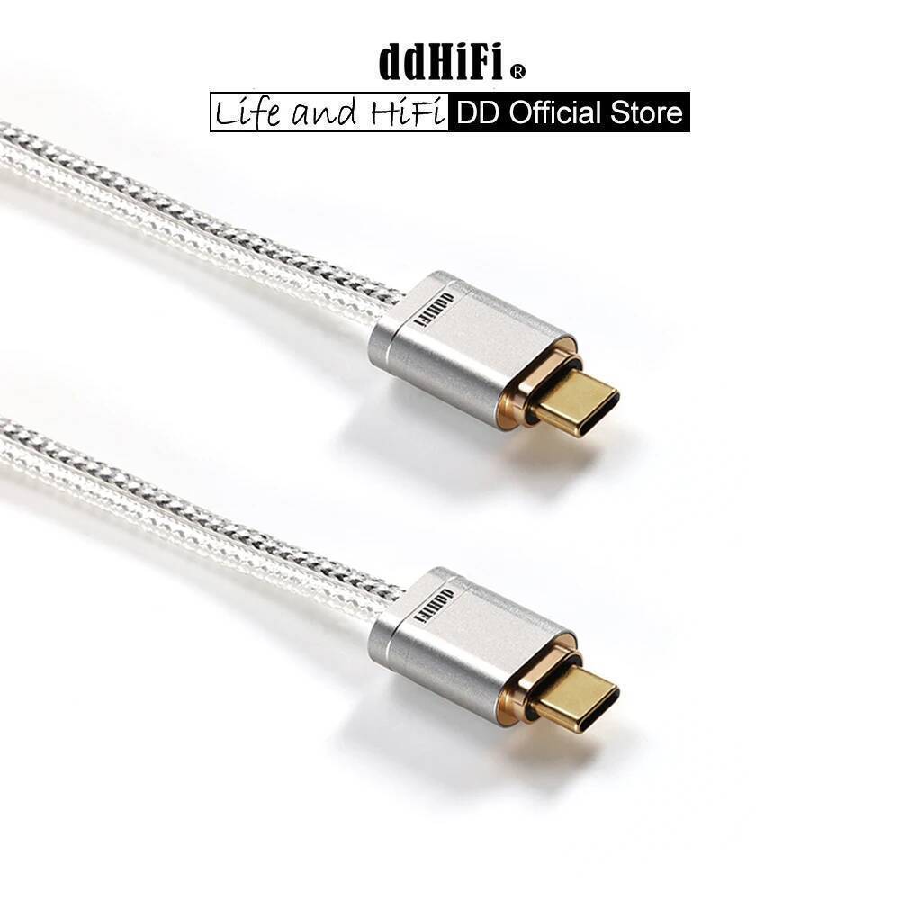 ใหม่ DD ddHiFi สายเคเบิลข้อมูล TC09S TypeC เป็น TypeC OTG ใหม่พร้อมโครงสร้างโล่คู่และการปรับปรุงคุณภ
