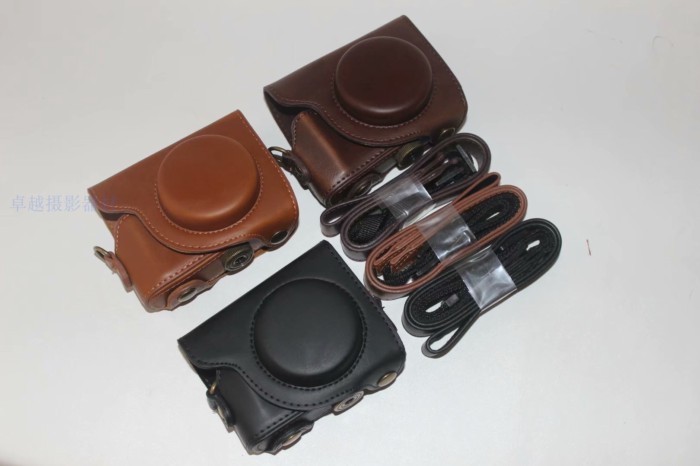 เหมาะสําหรับ Canon G9X G9XII กระเป๋าหนังกล้องกระเป๋าหนังกระเป๋ากล้องสะพาย