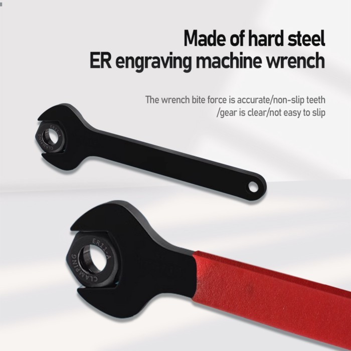 HLTNC ER Collet Spanner ER11A ER16A ER20A ER Collet Chuck Nut Wrench & Lathe Clamping Wrench CNC Mi