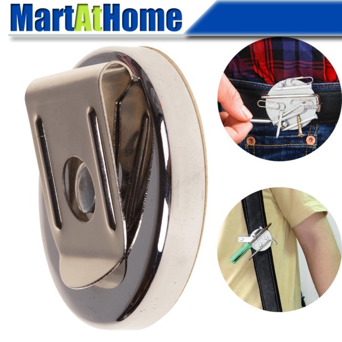 Super Strong Neodymium 11 LBS 22 LBS Magnets Belt Clip Magnetic Waist Holder Tool 2" in Dia for Hol