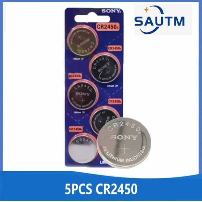 Sony Cr2450 3V Cr 2450 Dl2050 Br2450 Lithium Button Cell Battery Ac9