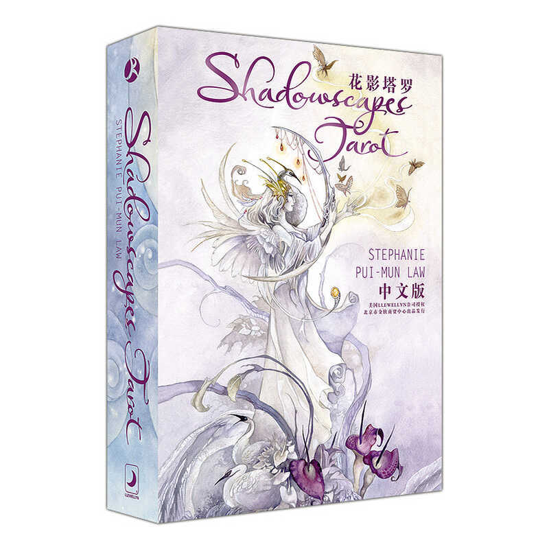 Flower Shadow Tarot Tarot Tarot Tarot Set ประกอบด้วย Witte Tarot Free Book Card Bag