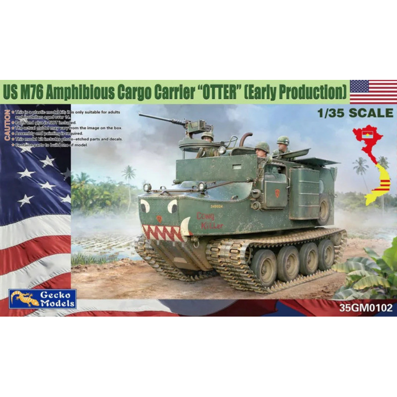 Gecko Models 35GM0102 US M76 Amphibious Cargo Carrier "Otter" (Early Production) 1/35 Static model