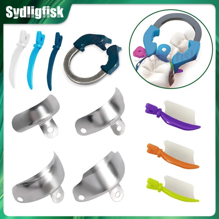 Dental Matrix Bands Sectional Contoured Matrix System Metal Matrices NITI Clamping Ring Dental Wedg