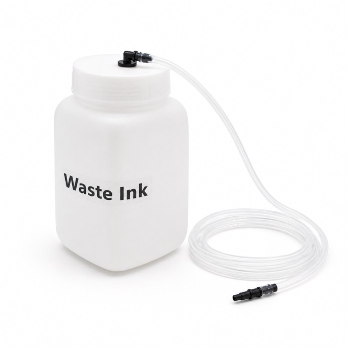 External Bottle For Waste Ink Tank DTF UV Modify Printer Conversion Easy Maintanance With Tube For