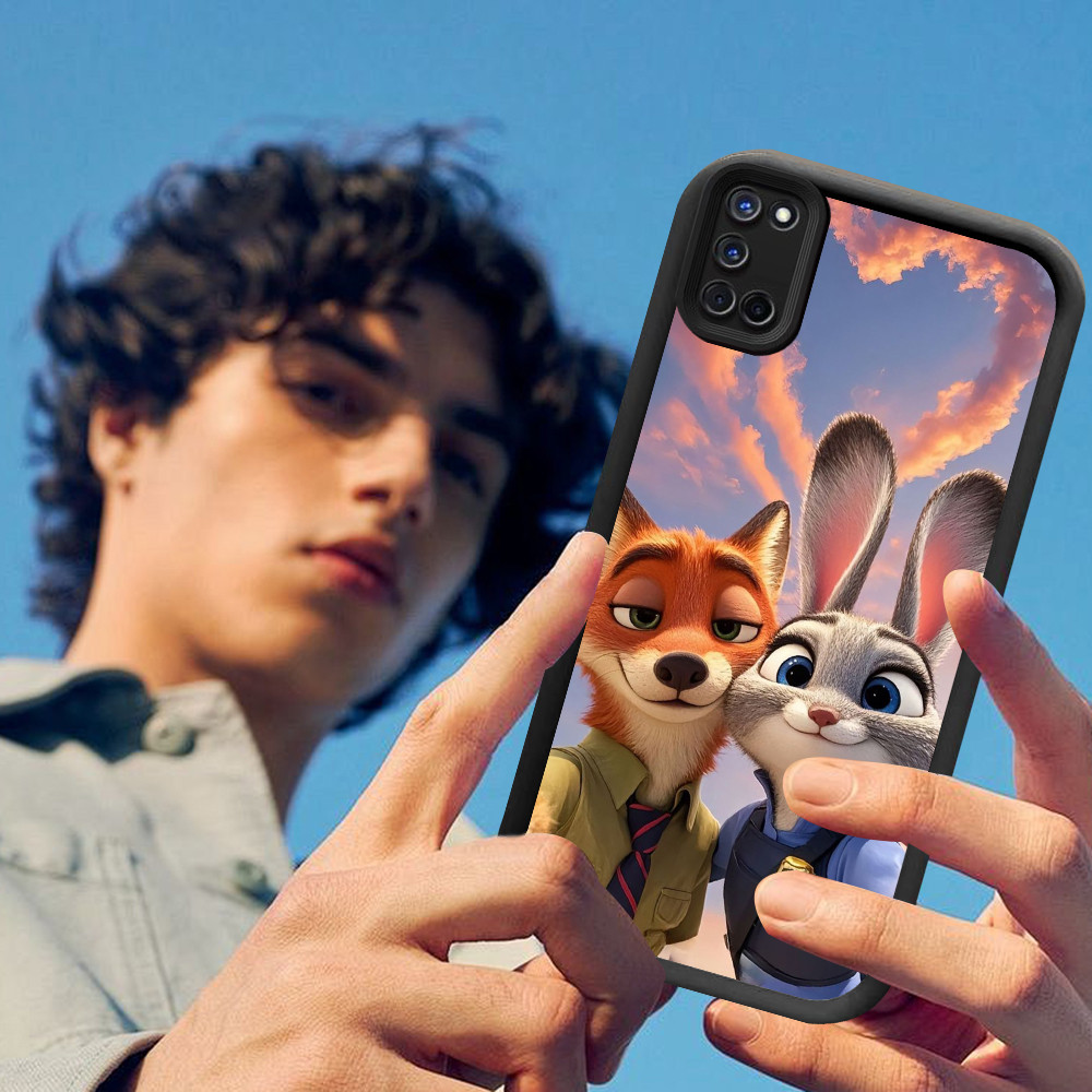 DE-36 Zootopia เคสป้องกันสําหรับ OPPO A77 A94 A57s F19S A95 A77s A76 A96 A74 F25 Pro