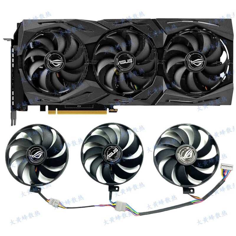 พัดลม Raptor ASUS/ASUS GTX1660ti RX5600XT 5700 5700XT ใหม่ล่าสุด T129215เป็น