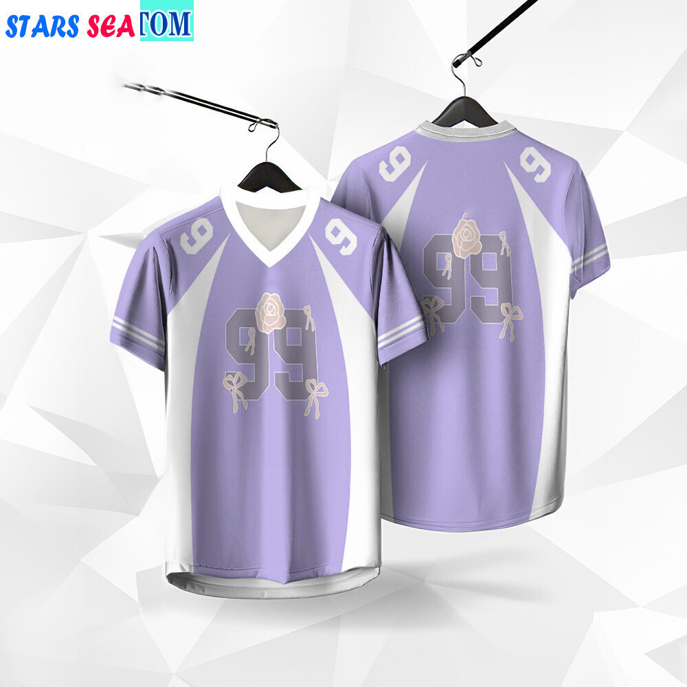 [หมายเลขชื่อที่กําหนดเองฟรี] Full Sublimation 2026 Womens Short Sleeve 3d T -jersey No. 99 T -jersey