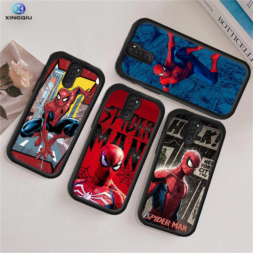 RK75 Spiderman Hp ชุบสําหรับ OPPO Narzo 8S A54 8 A53 A54S A52 A33 A53S A16s A11S A16 A72 30 Q3 A55 C