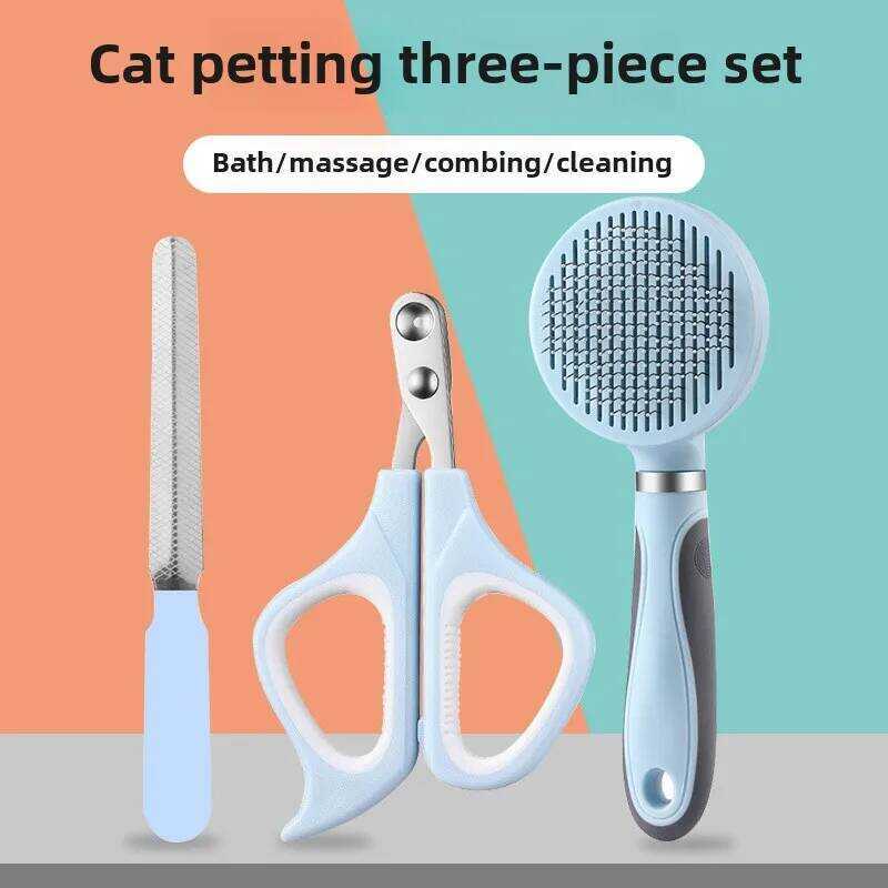 อุปกรณ์สําหรับมืออาชีพสามชิ้นต่อชุดเครื่องบดสัตว์เลี้ยง Produtos สําหรับสัตว์เลี้ยงแมวสุนัขเล็บ pers