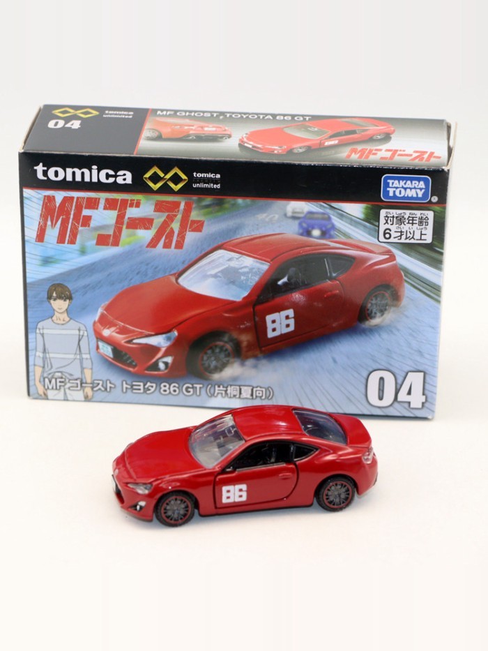 TOMY TOMY MF GHOST Toyota 86GT รถสปอร์ต Initial D Serial Piece Tongxia Xiang โมเดลรถโลหะผสม Out of P