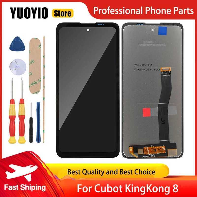 หน้าจอ LCD พร้อมทัชสกรีนสำหรับ Cubot KingKong 8 ชุดเปลี่ยนหน้าจอ Cubot King Kong 8 พร้อมเครื่องมือฟร