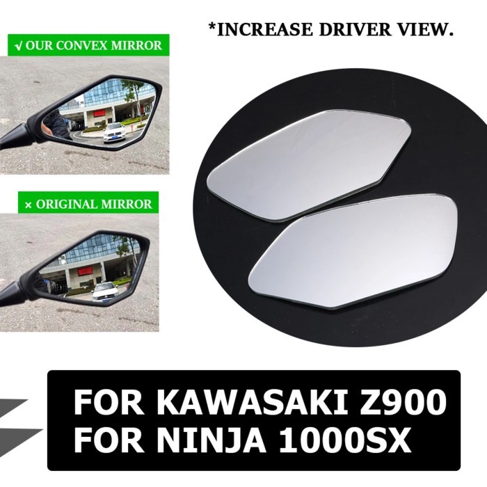 For Kawasaki Ninja 1000SX 1000 SX Ninja1000 SX Z900 Z 900 2024 Convex Mirror Increase Driver Vision