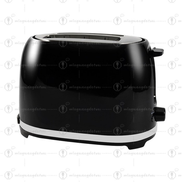 Black 2-Slice Toaster, Breakfast Machine, Bread Toaster