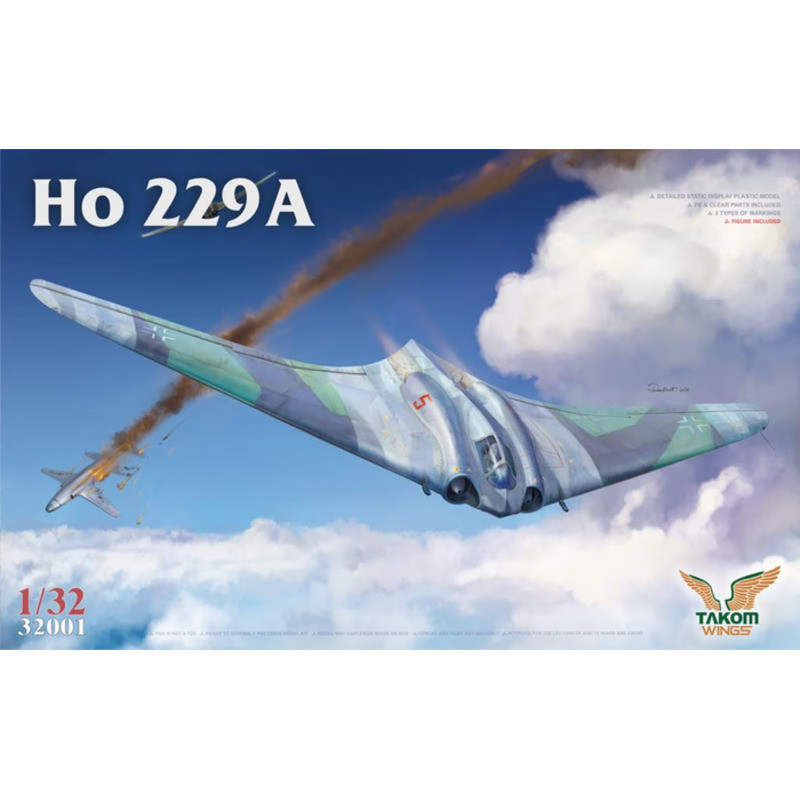 Takom 32001 Ho 229A Takom Wings 1/32 Static model kit