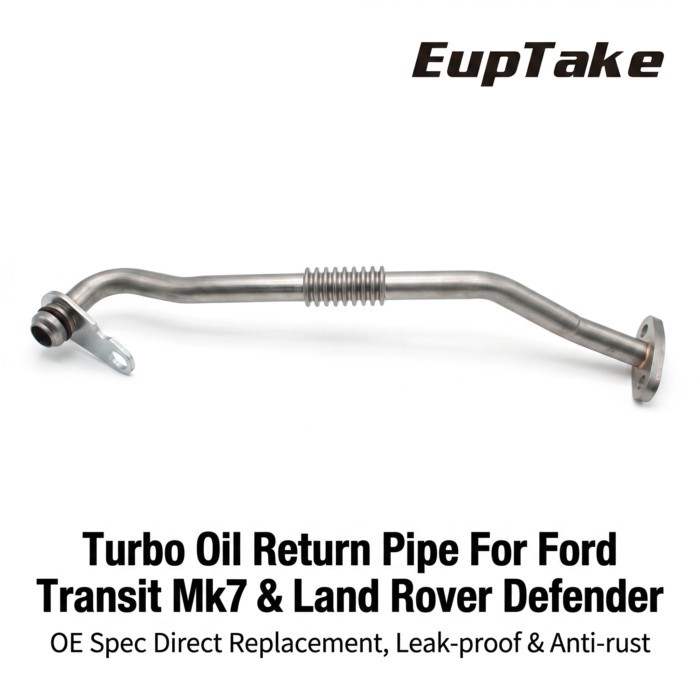 Turbo Oil Return Drain Pipe Tube Hose 6C1Q-6K677-CB For Ford Transit Mk7 2.4 TDCi 2006-2014 Land Ro