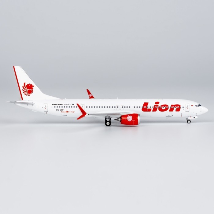 พร้อมสต็อก NG ยี่ห้อ 1: 400 อินโดนีเซีย Lion Air B737 Max9 PK-LRF โลหะผสมเครื่องบินรุ่น Out of พิมพ์