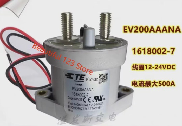 EV200AAANA 1618002-7 12-24V 500A New energy electric vehicle contactor EV200 high voltage DC Relay