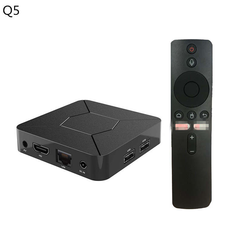 Q5 Set-Top Box Quanzhi H313 กล่อง 5GWIFI เสียงรีโมทคอนโทรลเครื่องเล่น HD 2GB/8GB