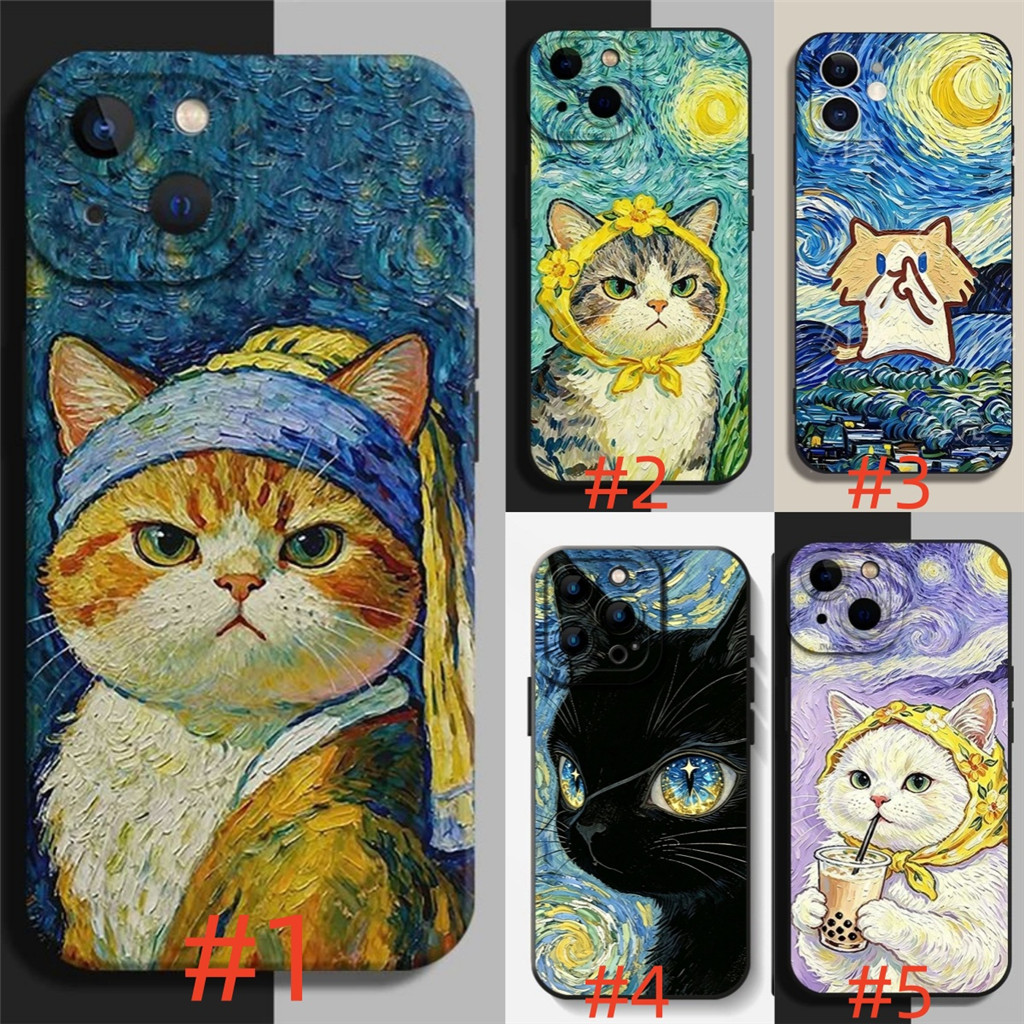 สําหรับ POCO X8 F8 M8 M8S F7 C85 M7 C71 X3 X4 X6 Pro Max NFC 4G 5G SG2 นุ่มเคสโทรศัพท์ Van Gogh ภาพว