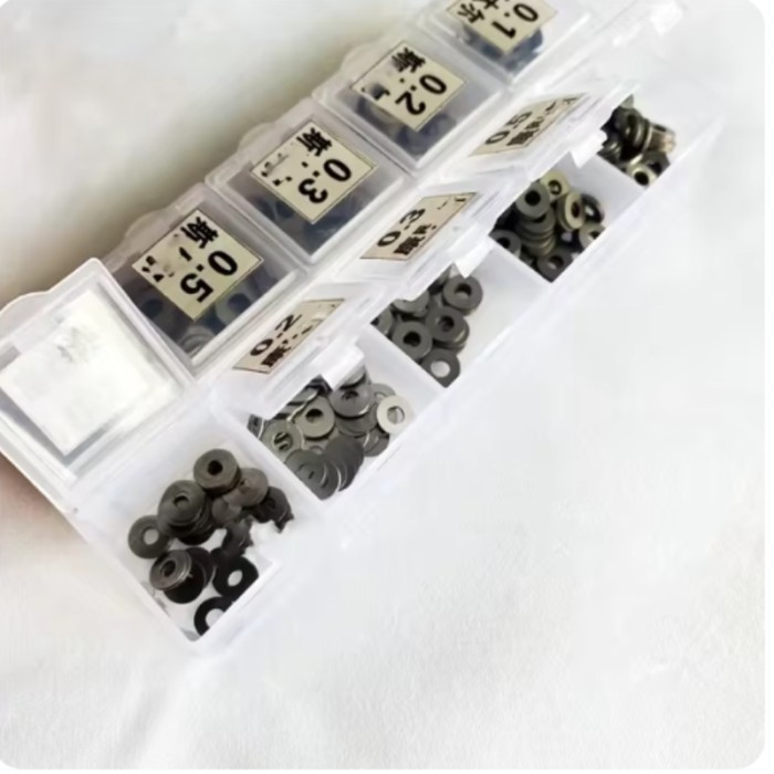 500PCS 3x7.2x0.1/0/2/0/3/0/5/1mm Diesel Common Rail Injector Pressure Adjusting Washer Gaskets for