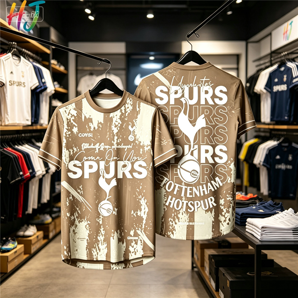 Spurs jersey ชุดกีฬาแบบกําหนดเอง ชื่อผู้ชายหมายเลข Tottenham Hotspur เสื้อฟุตบอลแขนสั้น
