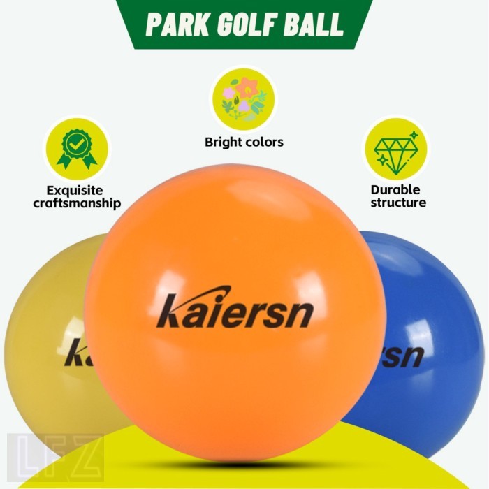 Kaiersn ใหม่เกาหลีกีฬากอล์ฟ Park Ball เส้นผ่านศูนย์กลาง 6 ซม.Golf Park Practice Ball สามารถปรับแต่ง