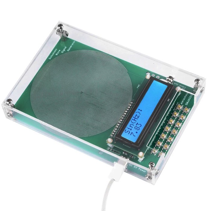 0.01Hz~30000Hz 7.83HZ FM pure sine FM Signal Generator Multiple Waveform Schumann Wave Generator Ad