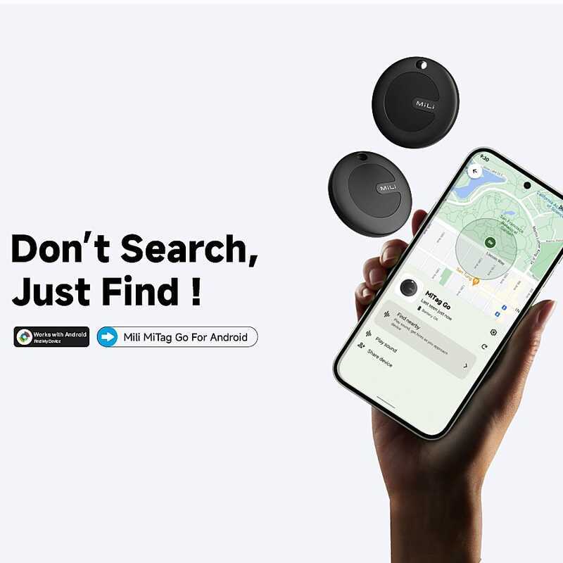 Mitag Android Locator AIRTAG อุปกรณ์ป้องกันการสูญหายกระเป๋าเดินทางตําแหน่งสัตว์เลี้ยงเหมาะสําหรับ Sa