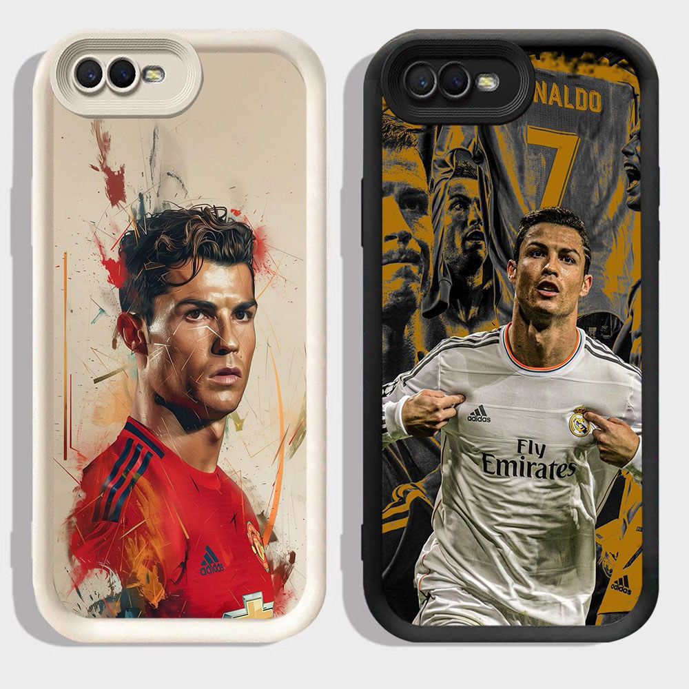 สําหรับRealme C2 C2s OPPO A5 A12E A37 A1K A39 A3S A83 2018 กรณีNR5 Cristiano Ronaldo