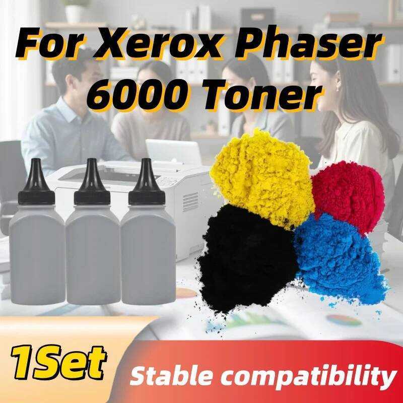 GMate Powder ใช้งานร่วมกับ Xerox Phaser 6000 6010 6010N 6015 6015V/B 6015V/N 6015V/NI ตลับหมึกเครื่อ