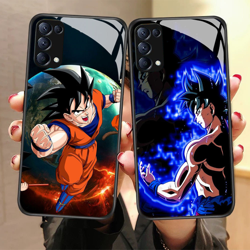 CK-61 GOKU Vegita HD Glass Casing สําหรับ OPPO Reno 6Z 6 5 4 3 A91 F15