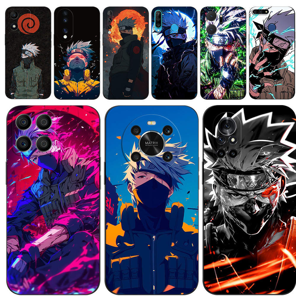 สําหรับ Honor 9A 9C 9S 9 lite สําหรับ Huawei Y7P Y5P Y8P โทรศัพท์ปกหลังซิลิคอนสีดํา Tpu dark kakashi