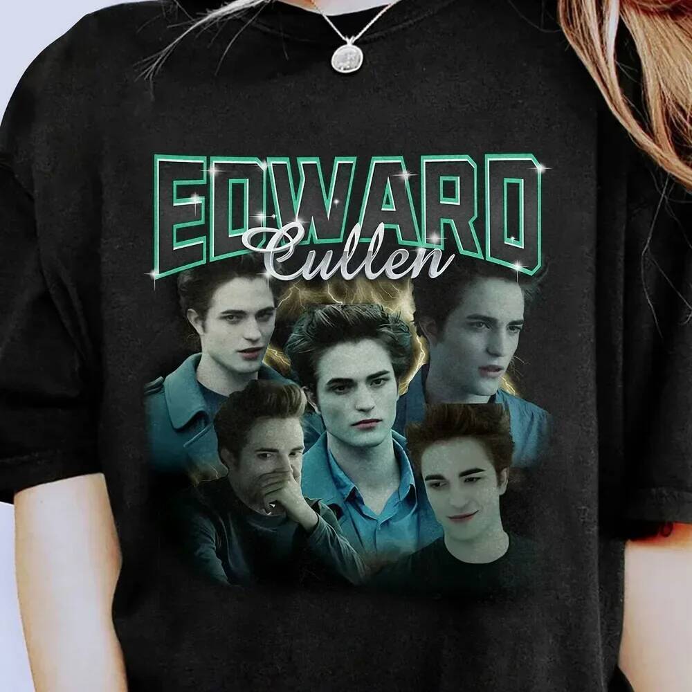 90S Bootleg Edward Cullen T เสื้อ Retro ทีม Eward Twilight Merch