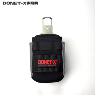 DONET-X กระเป๋าเครื่องมือแบบมีเข็มขัดสำหรับช่างไฟฟ้า กระเป๋าเครื่องมือแบบแขวนเอวแบบพกพา กระเป๋าเก็บ