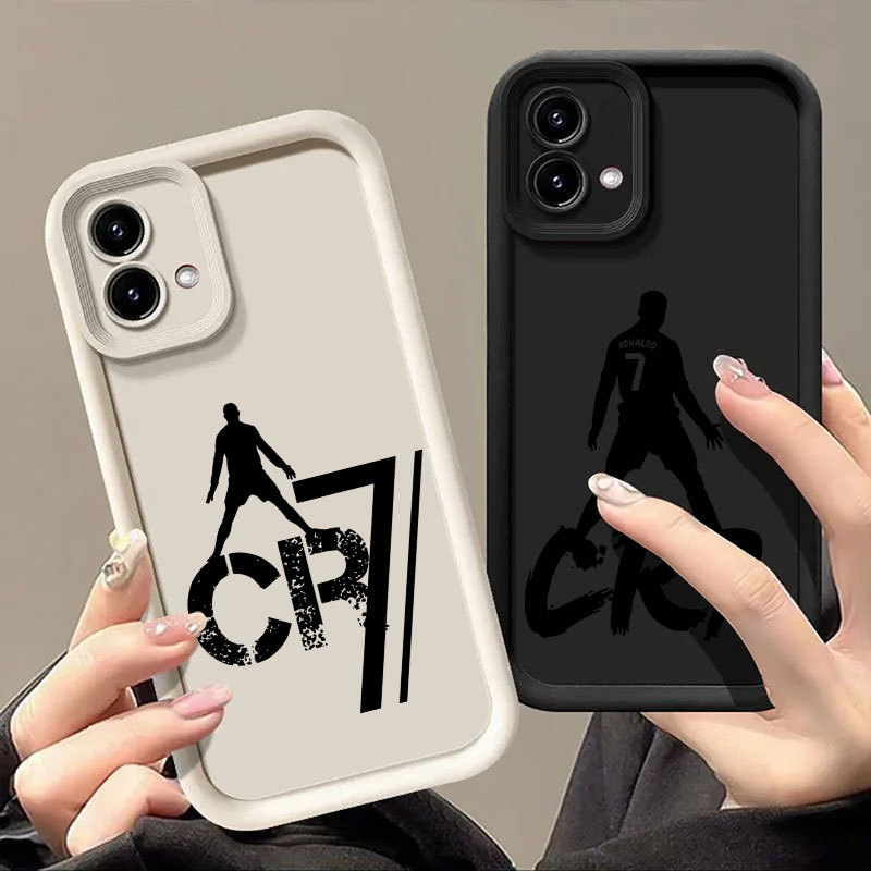 C-R-7 R-Ronaldos ฟุตบอลเคสโทรศัพท์สําหรับ Motorola MOTO G100 G86 G85 G84 G56 G54 G75 G60 Edge 40 Neo