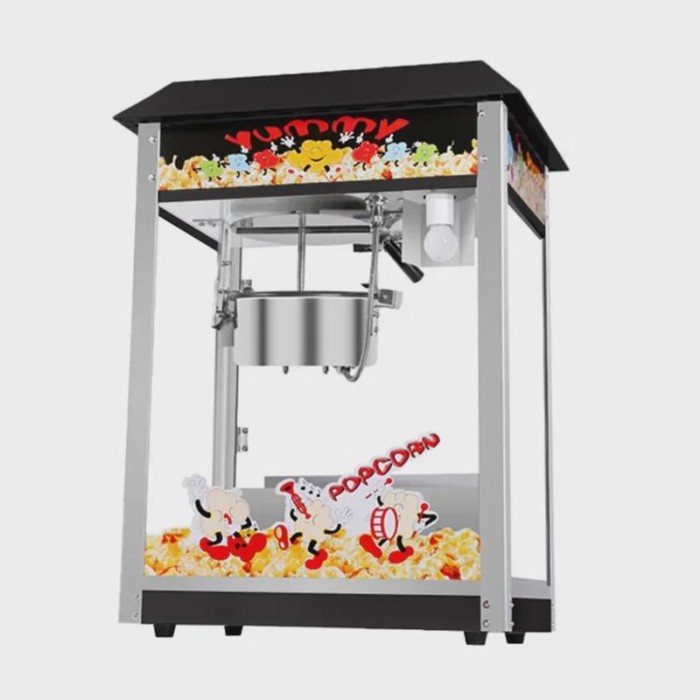 Commercial Popcorn Machine 1400W 220v Popcorn Maker Electric Heating Bud popcorn stall snack puffin