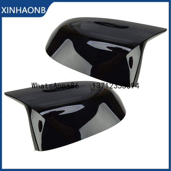 1 Pair 51162446965,51162446964 Glossy Black M Style Side Mirror Cover Cap for BMW X3 X4 X5 X6 X7 G0