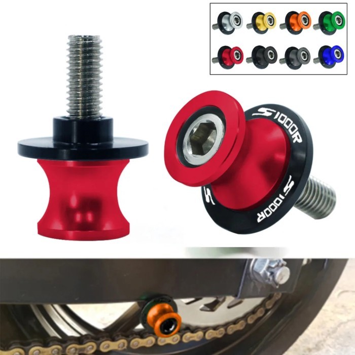For BMW S1000R S1000RR S 1000 R All Years 2PCS Motorcycle Accessories SwingArm Sliders Spools CNC S