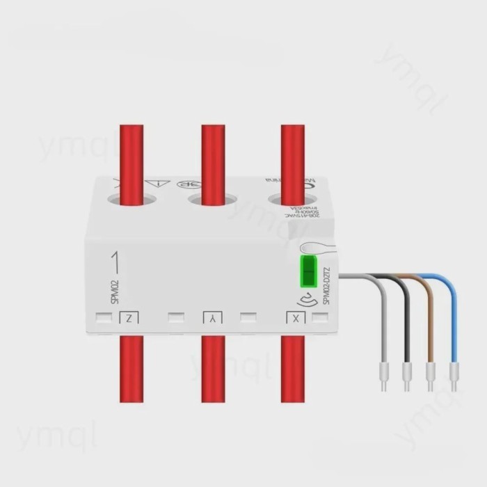 Tuya Zigbee Smart Energy Meter 3 Phase 4 Wire Power Monitor Sensor Zigbee2MQTT Home Assistant 208V