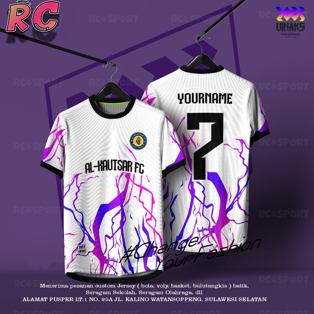 RC-Jersey Custom ชื่อNEW Design Malaysia Futsal FOOTBALL jersey baju t เสื้อ lelaki ราคาถูกกีฬากลางแ