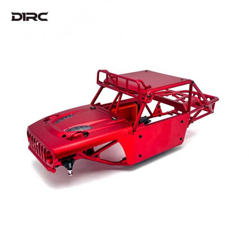D1rc Vp H10 Cnc รถโมเดลปีนเขาโครงท่อโลหะอัลลอยด์อลูมิเนียม ขนาด 1:10@